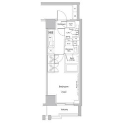 江戸川橋駅 徒歩1分 7階の物件間取画像